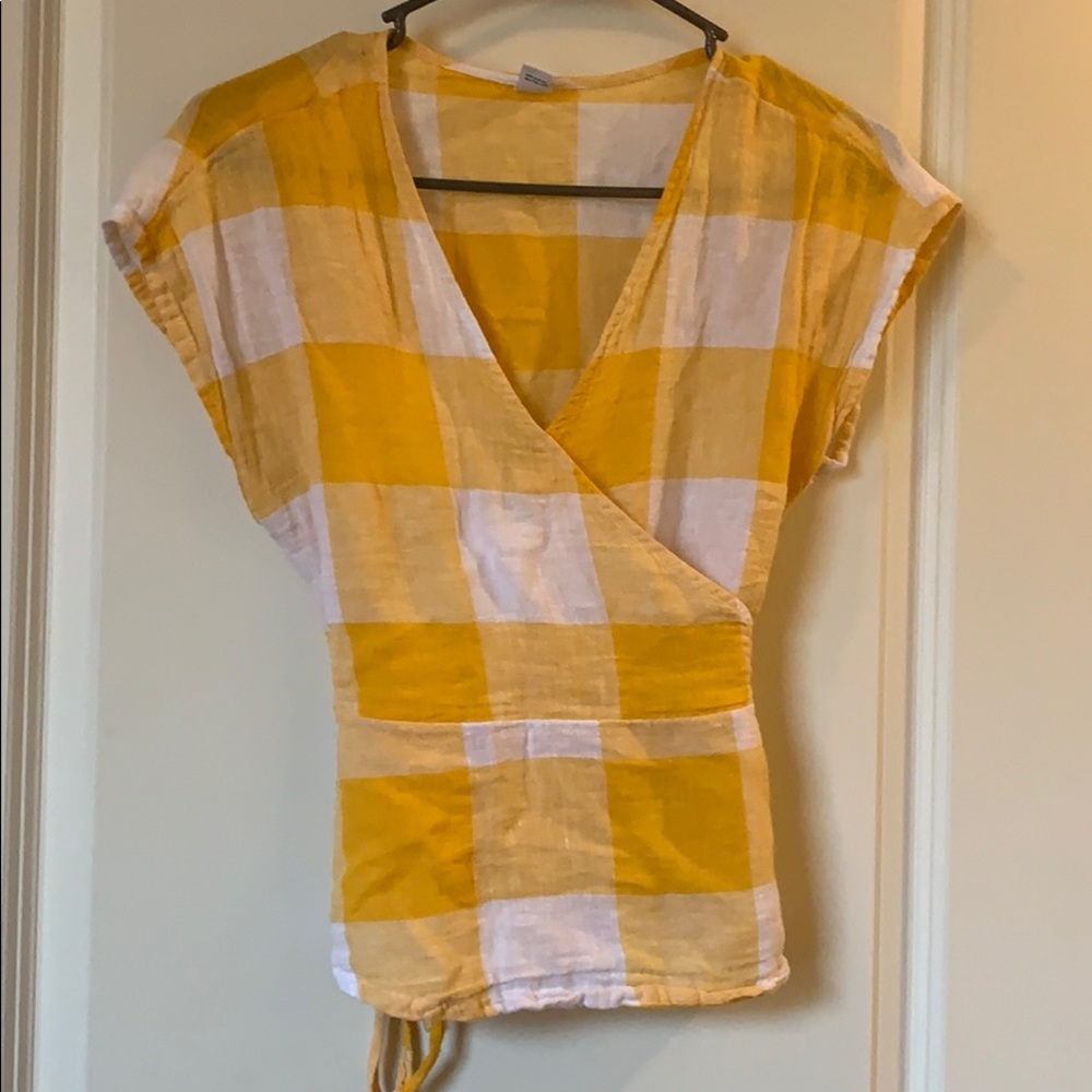 Yellow old navy shirt